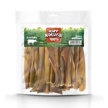 Gryzak naturalny - suszona skóra wołowa 100%, 200g