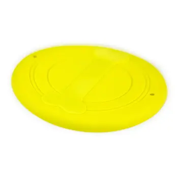 Frisbee, Dysk do rzucania silikonowy żółty 17cm