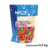 Żwirek do akwarium Happet fluor pomarańczowy 0.7cm, 0.5kg