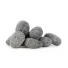 Lawa czarna otoczaki pebbles 15-20cm 1kg