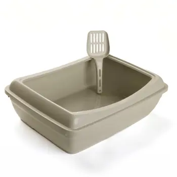 Kuweta Primal szaro-beżowa z łopatką