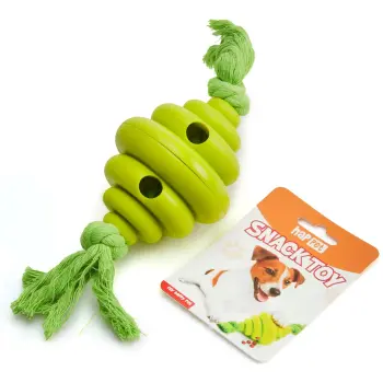 Silikonowy szarpak na przysmaki zielony