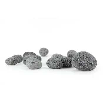 Lawa czarna otoczaki pebbles 3-5cm 1 kg