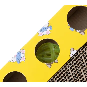 Drapak dla kota kartonowy tekturowy z naturalną kocimiętką Happet RAFIKI