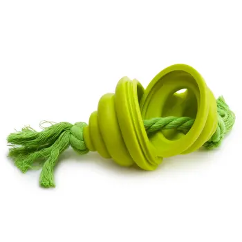 Silikonowy szarpak na przysmaki zielony