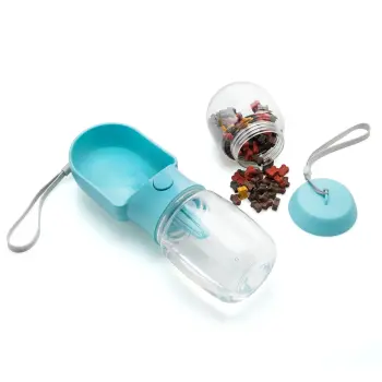 2w1 butelka 350ml + pojemnik na smaczki