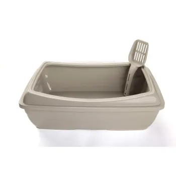 Kuweta Primal szaro-beżowa z łopatką