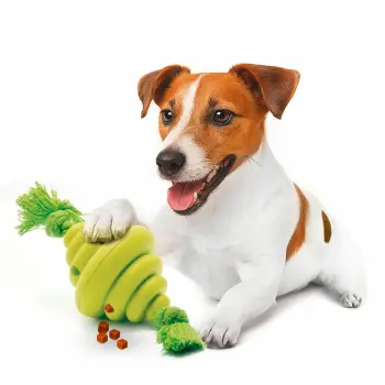 Silikonowy szarpak na przysmaki zielony