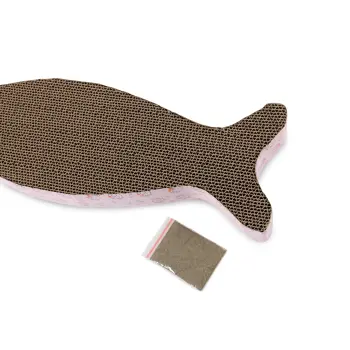 Drapak dla kota kartonowy tekturowy z naturalną kocimiętką Happet BANZAI