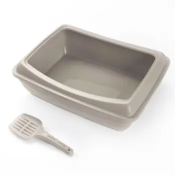 Kuweta Primal szaro-beżowa z łopatką