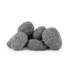 Lawa czarna otoczaki pebbles 7-9cm 1 kg