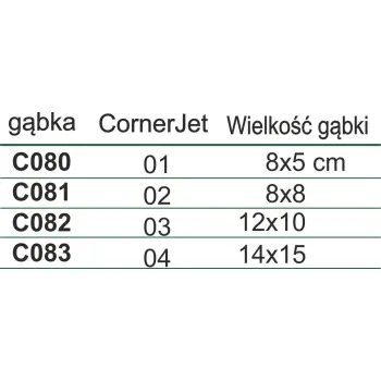 Wkład gąbka do filtra Corner Jet 02 Happet