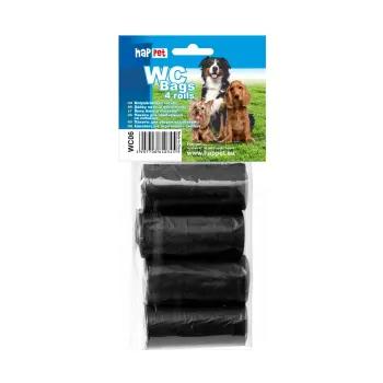 WC06 worki na psie odchody 4 rolki CZARN