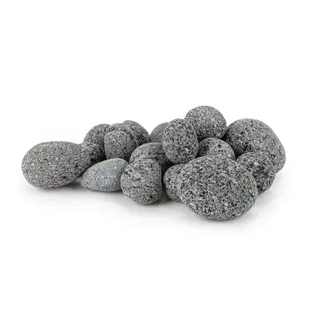 Lawa czarna otoczaki pebbles 7-9cm 1 kg