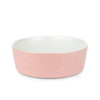 Miska ceramiczna 15cm różowa