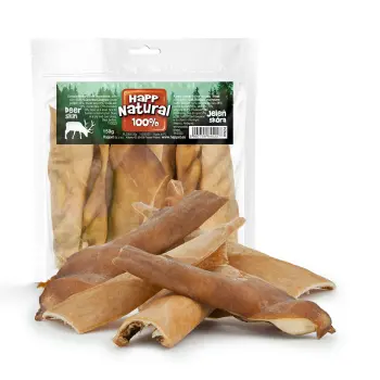 Jeleń skóra 100% naturalna gryzak, 150g