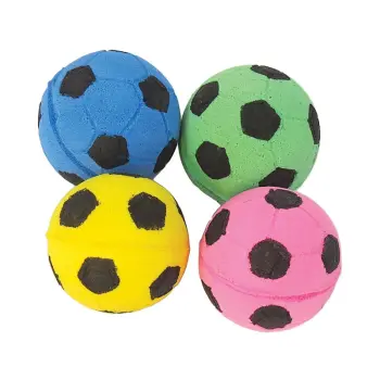 K091 piłki futbol 4cm, zestaw 4 szt