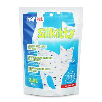 Żwirek Silkitty Happet silikonowy karton 8 szt