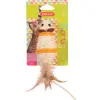 Zolux Zabawka dla kota myszka sizal z piórkami