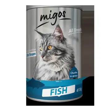 Migos Cat Fish dla kotów dorosłych 415g x 24