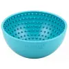 LickiMat Wobble Miska głęboka Jeżyk miękka turkusowa