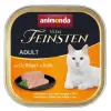 Animonda vom Feinsten Cat Adult z Drobiem i Cielęciną tacka 100g