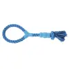 Dingo Zabawka dla psa - Sznur z gryzakiem Denta Fresh 41cm niebieski