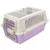 Ferplast Atlas 20 Open - transporter z otwieranym sufitem beżowo-fioletowy [73016099]