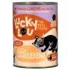 Lucky Lou Lifestage Adult Drób i łosoś puszka 400g