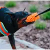 Dingo Zabawka dla psa - Szarpak Mop z rączką bungee pomarańczowy