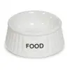 Yarro/Moderna Miska ceramiczna dla psa Food biała [Y2753]