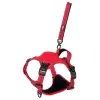 Zolux Szelki ze smyczą automatyczną Easyride XL czerwone