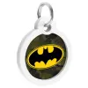 Collar WauDog Smart ID Zawieszka z QR-paszportem okrągła 3cm batman zielony