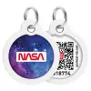 Collar WauDog Smart ID Zawieszka z QR-paszportem okrągła 3cm NASA21