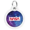 Collar WauDog Smart ID Zawieszka z QR-paszportem okrągła 3cm NASA21