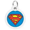 Collar WauDog Smart ID Zawieszka z QR-paszportem okrągła 3cm superman bohater