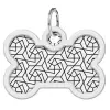 Collar WauDog Smart ID Zawieszka z QR-paszportem kość 4x3cm geometria