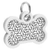 Collar WauDog Smart ID Zawieszka z QR-paszportem kość 4x3cm geometria