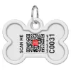 Collar WauDog Smart ID Zawieszka z QR-paszportem kość 4x3cm NASA21