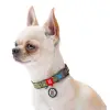Collar WauDog Nylon Obroża nylonowa z QR-paszportem, plastikowy fastex, wzór MILITARY, L 25mm/33-49cm