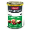 Animonda GranCarno Adult Rind Hirsch Apfel Wołowina, Jeleń + Jabłko puszka 400g