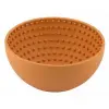 LickiMat Wobble Miska głęboka Jeżyk miękka pomarańczowa
