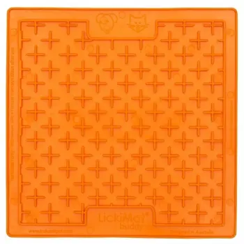 LickiMat Buddy Krzyżyk miękki pomarańczowy