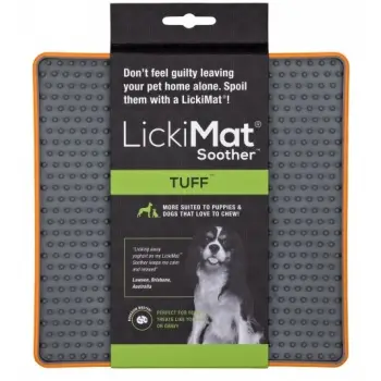 LickiMat Soother Deluxe/Tuff Jeżyk twardy pomarańczowy