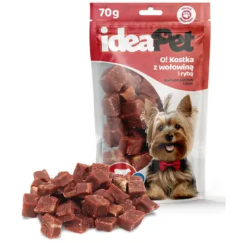 IdeaPet O! Kostka z wołowiną i rybą 70g