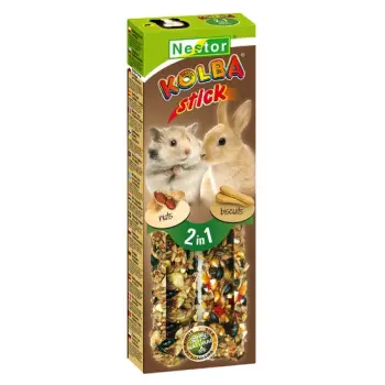 KOLBY CLASSIC "2 W 1" DLA GRYZONI I KRÓLIKÓW - BISZKOPTY, ORZECHY