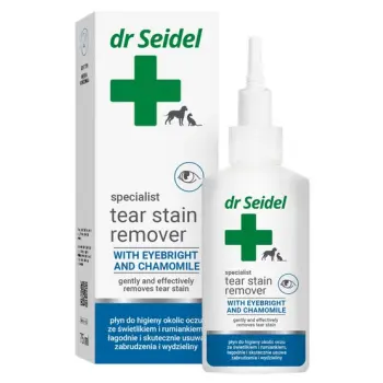 Dr Seidel Płyn do przemywania okolic oczu dla psów i kotów 75ml