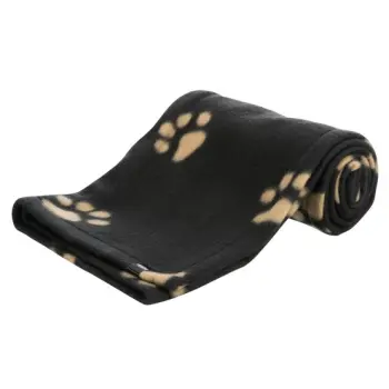 Trixie Koc 100x70cm Czarny w szare kostki [37192]