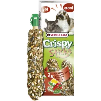 Versele-Laga Crispy Sticks Rabbit & Chinchilla Herbs - kolby dla królików i szynszyli z ziołami 110g