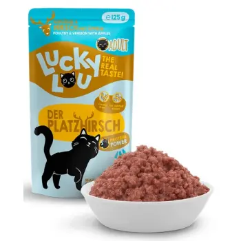 Lucky Lou Lifestage Adult Drób i jeleń saszetka 125g